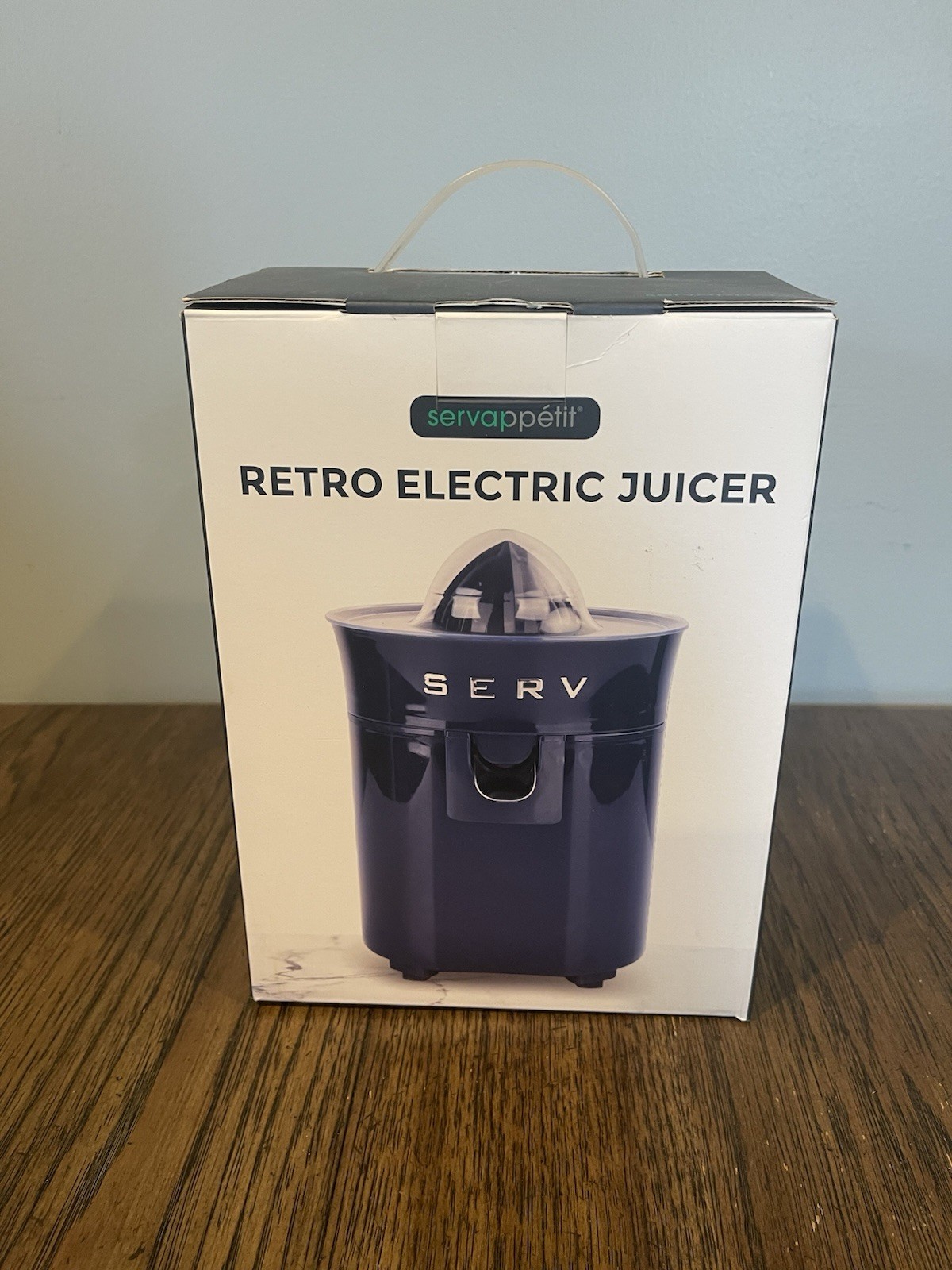 Servappetit Black 50s Retro Style Electric Citrus Juicer SERV NIB New