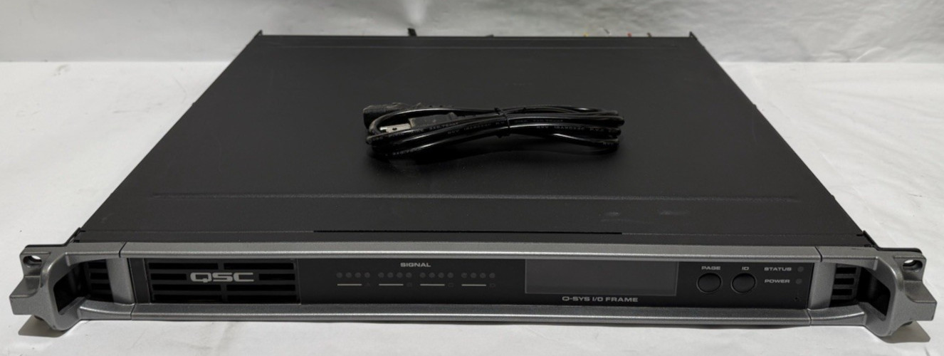 QSC Q-SYS I/O-FRAME - Integrated Systems Platform
