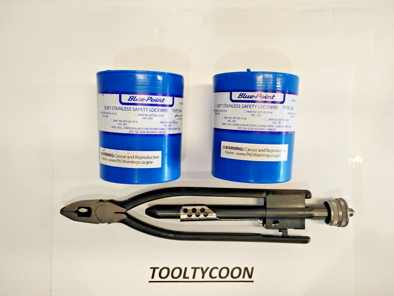 Blue Point Tools NEW Safety Wire Pliers W/ SAFETY Wire, Plier Number GA311C