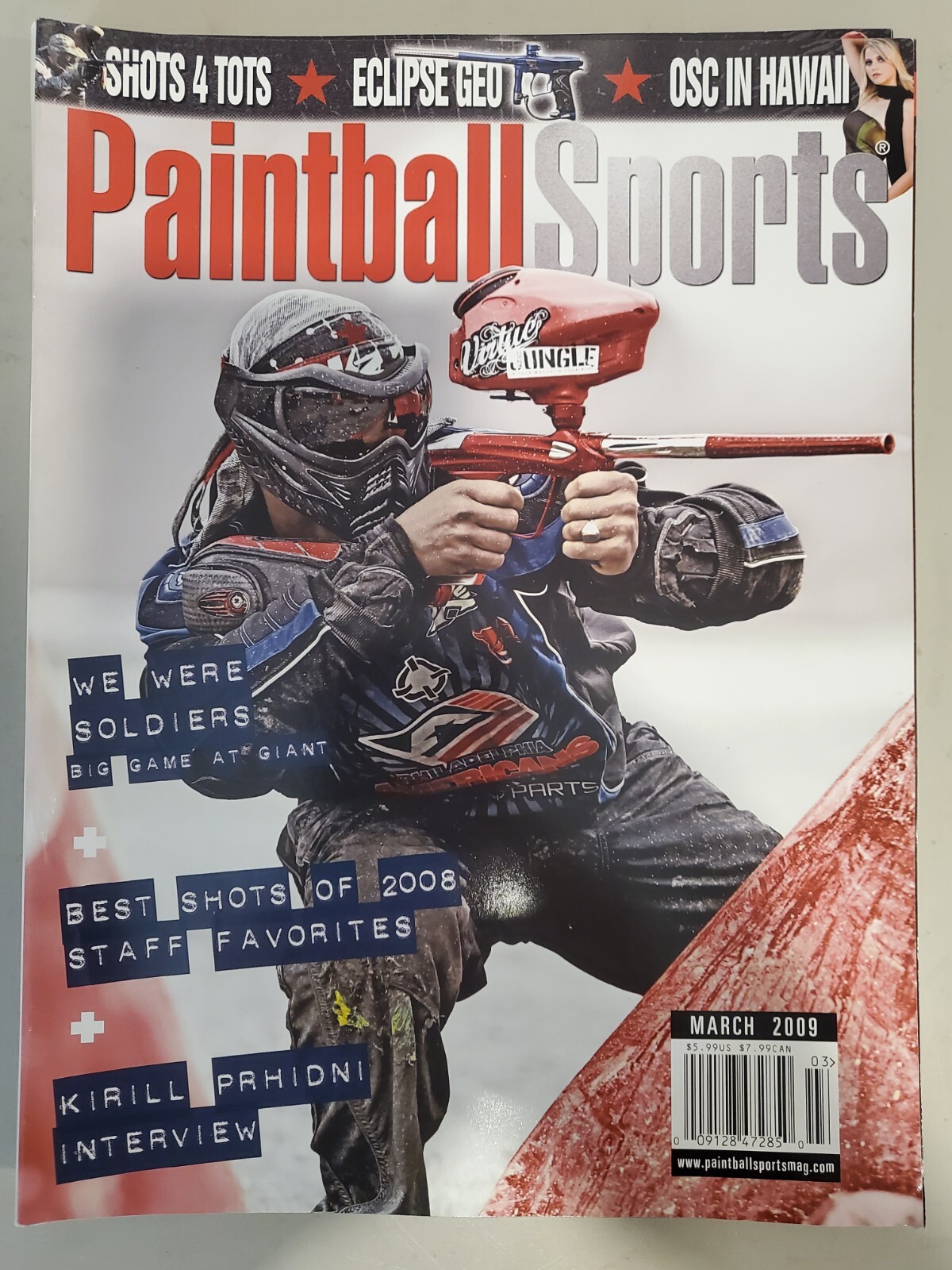 Priced to Sell Paintball Sports Magazine March 2009 Philly Americans Prhindi