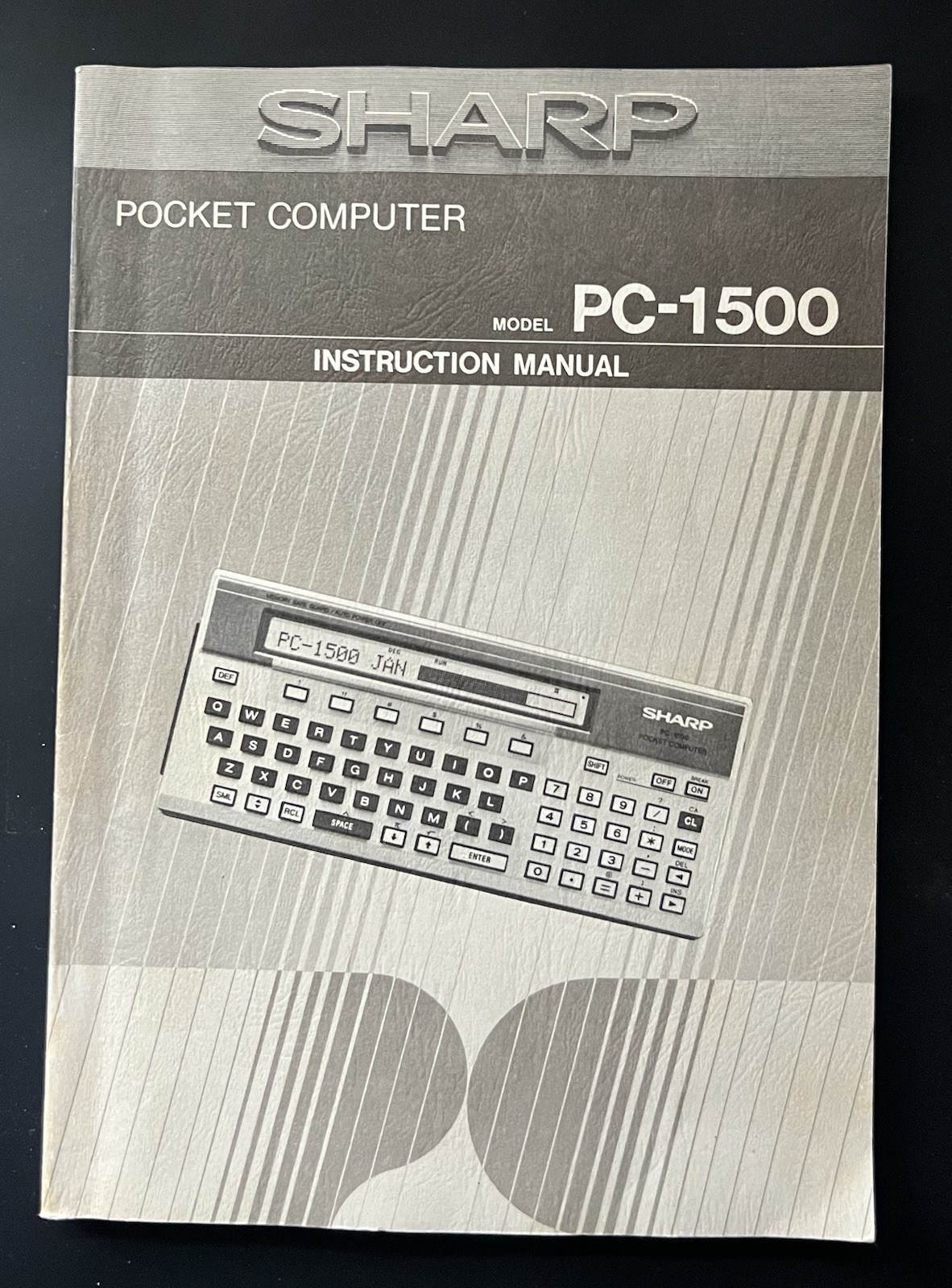 VINTAGE SHARP PC-1500A Pocket Computer Rare Excellent Working Condition