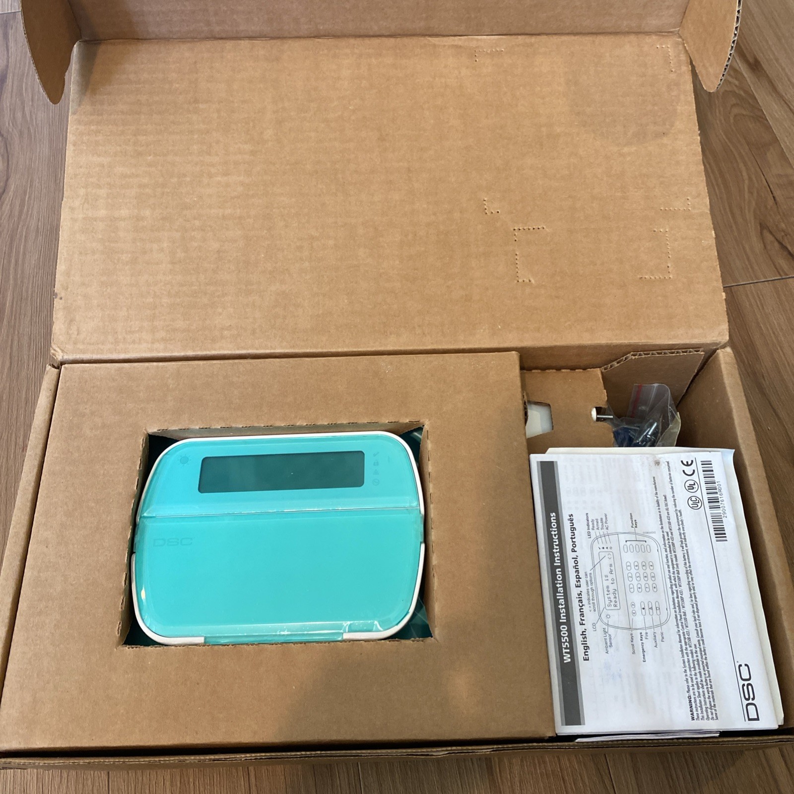 DSC KIT496-16CP01 Digital Security Kit Alexor Wireless Panel, WT5500 LCD NEW NIB