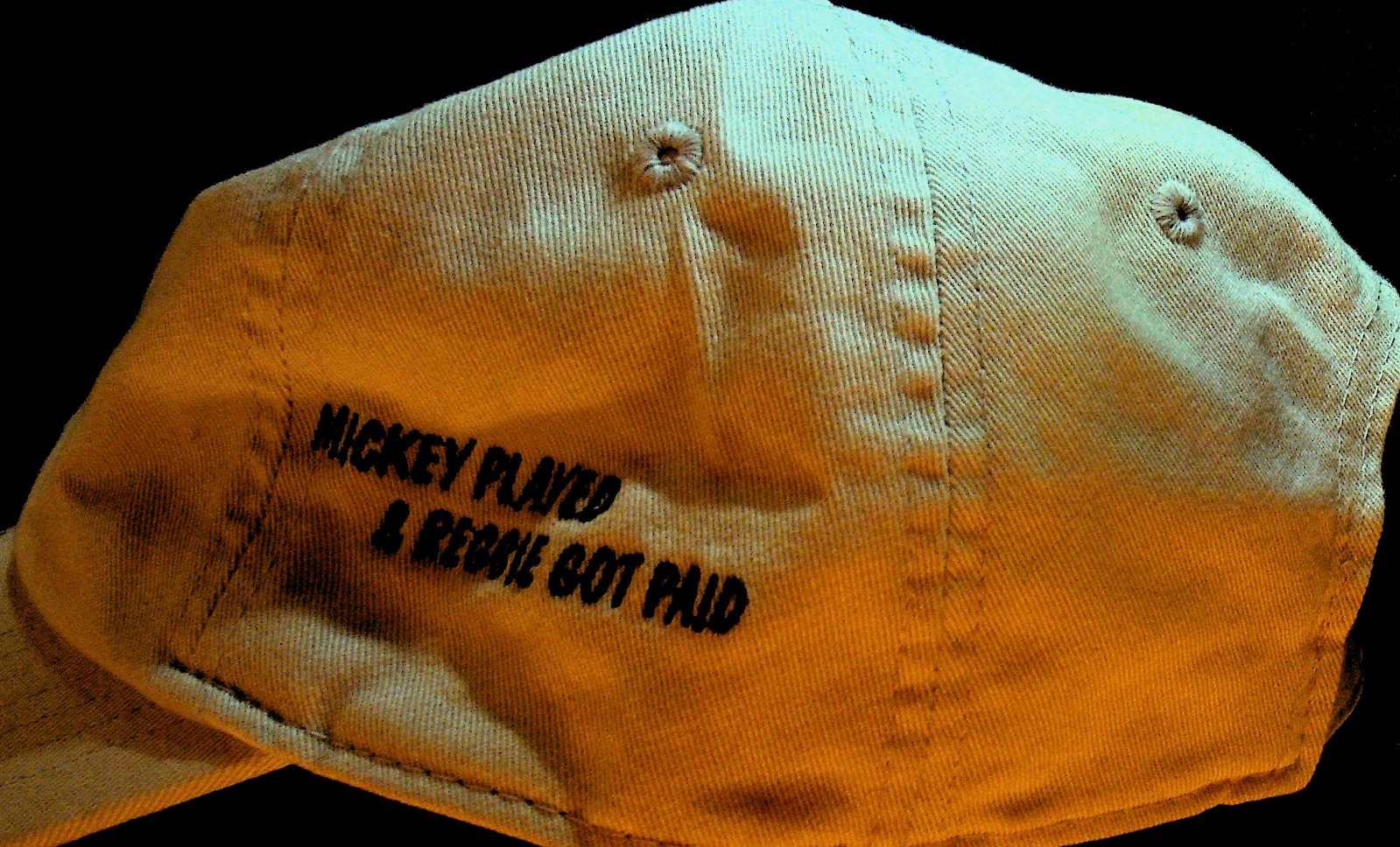 Mickey Rivers Signed Baseball Cap