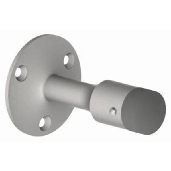 Hager 255S US26D Wall Stop with Screw Holes, Satin Chrome Finish