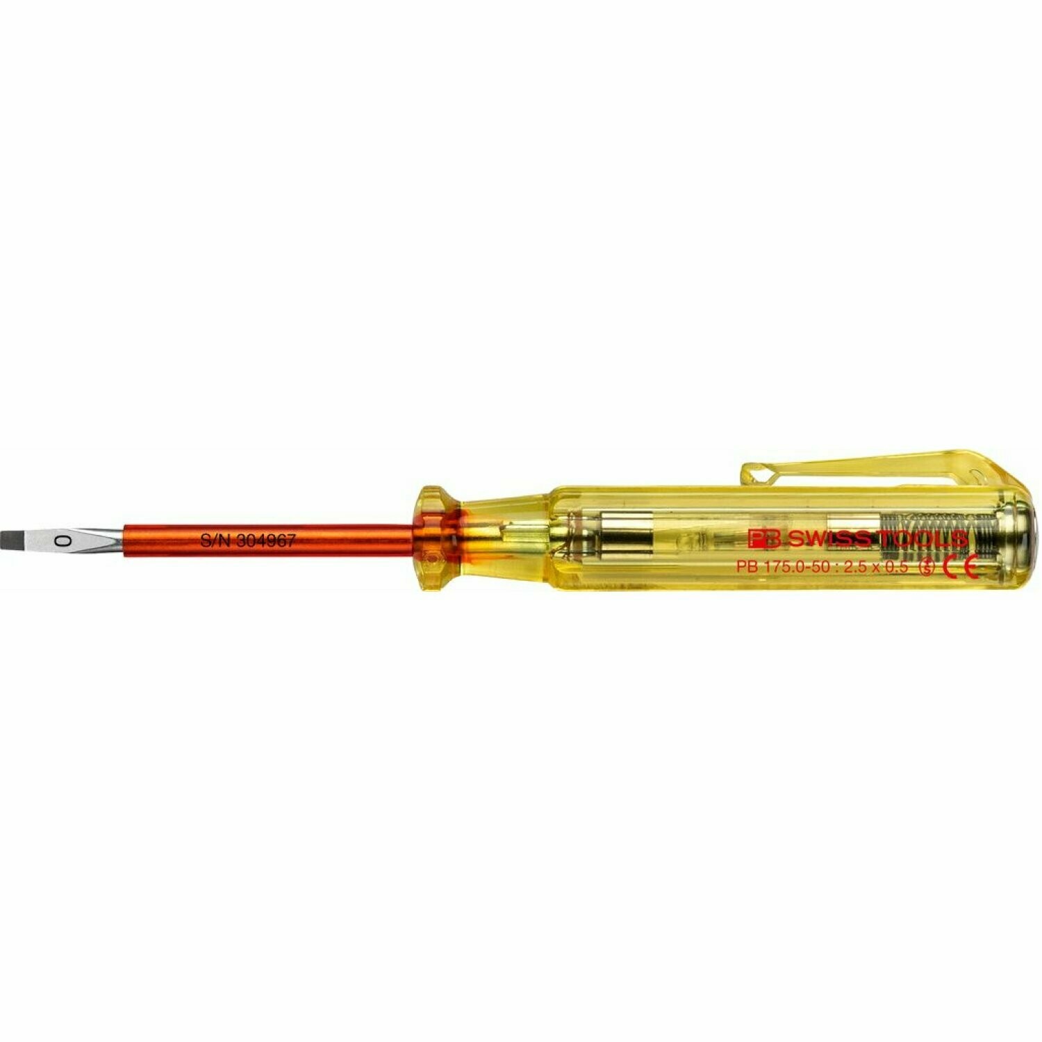 PB Swiss PB 175.0-50 Voltage Tester, Skin Friendly 2.5 x 50 mm