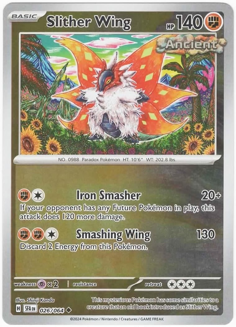 Pokemon - Slither Wing - 026/064 - Shrouded Fable – Reverse Holo - NM/M