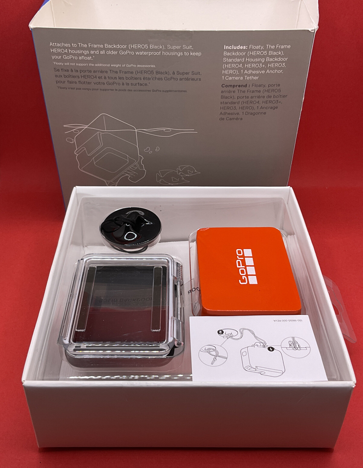 OPEN BOX GoPro Floaty Protective Case for HERO5 Black - Orange