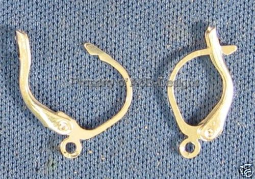 36pcs S/S Plated Scissor Locking Leverback Earwire 5197