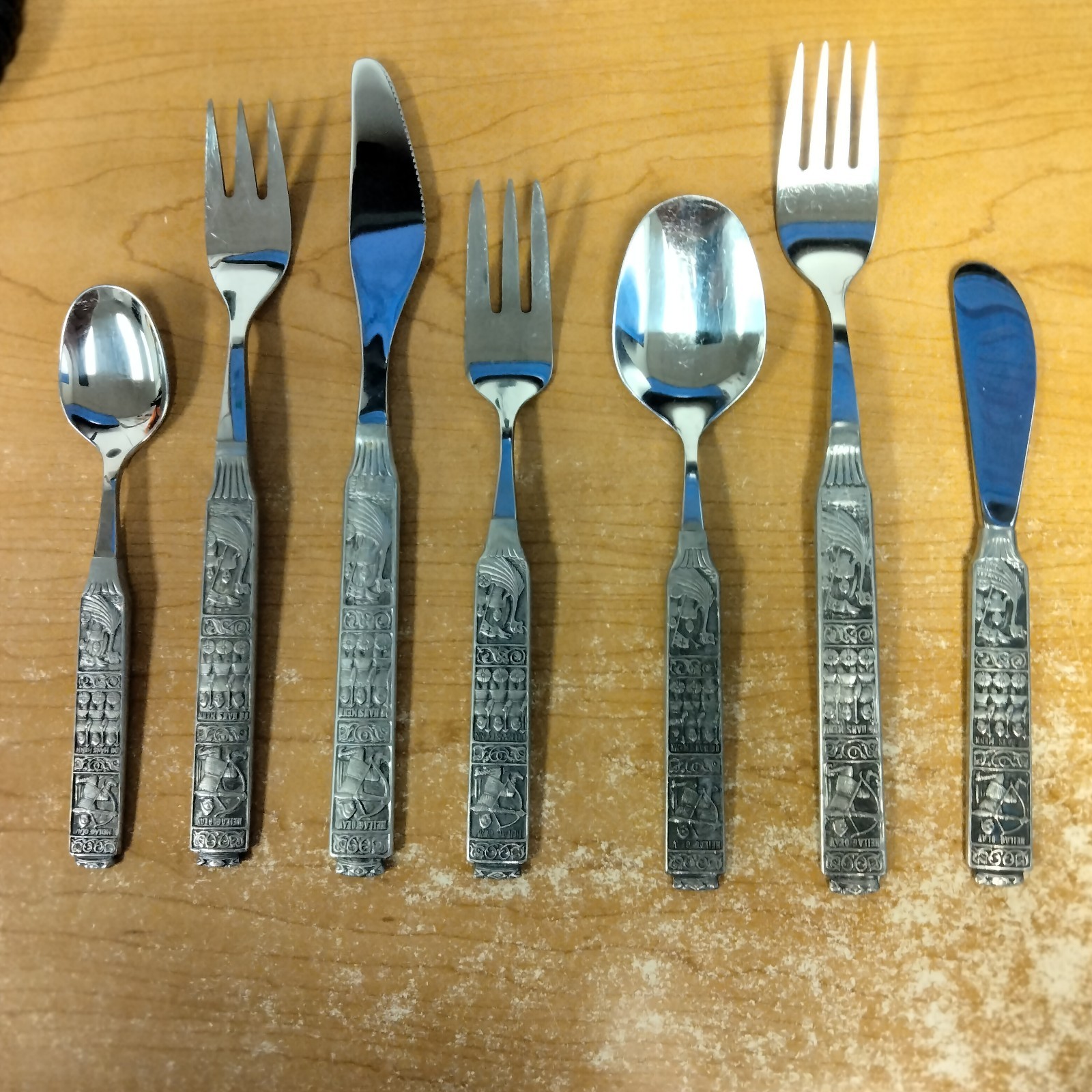 Hardanger KONGE TINN Pewter Norway Viking Norwegian Silverware CHOICE Flatware