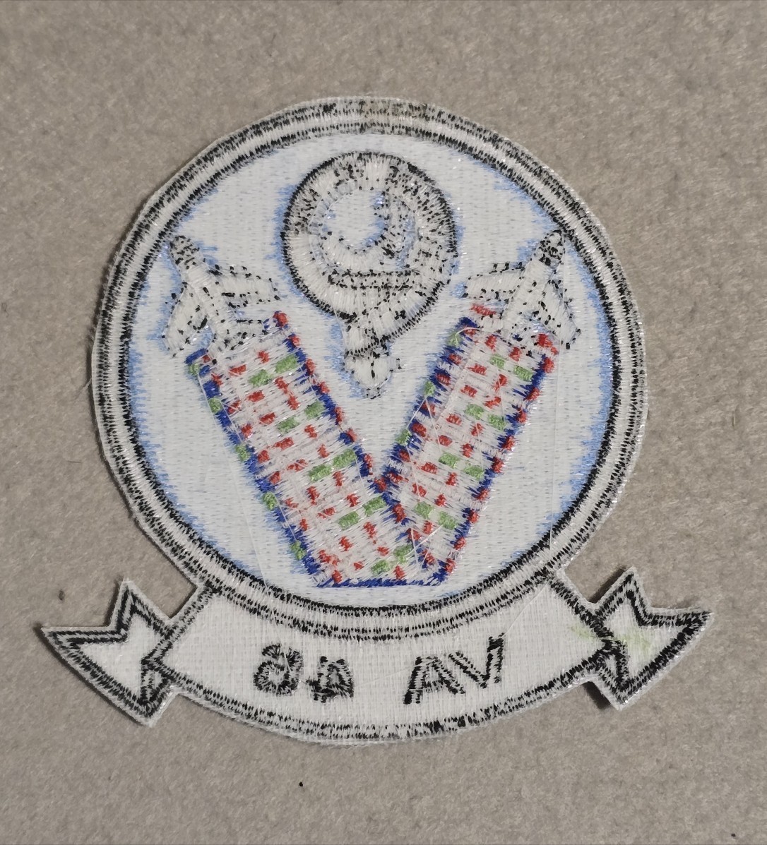 US Navy VA-46 Patch - 4" x 4 1/4"
