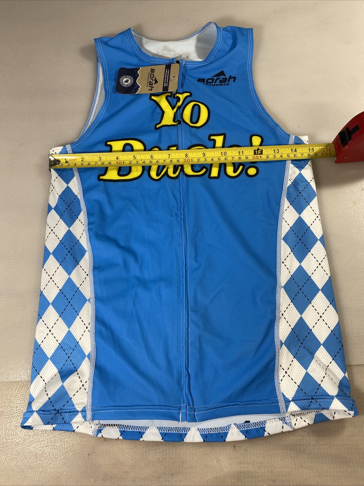 Borah teamwear tri triathlon top Large L (7754-46)