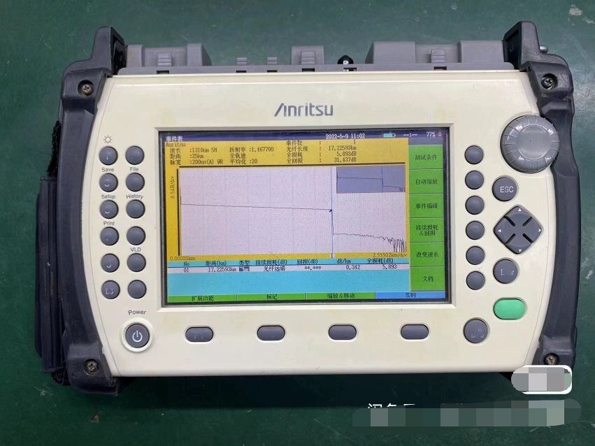 anritsu MT9082A9 OTDR Optical Time Domain Reflectometer