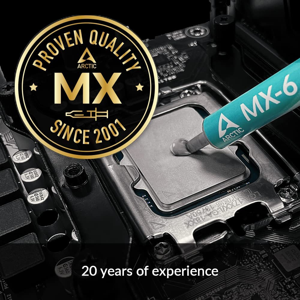 MX-6 (4 G) - Ultimate Performance Thermal Paste for CPU, Consoles, Graphics Card