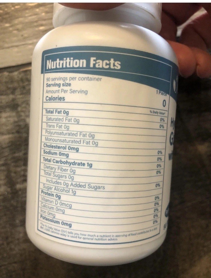 K ZGSHGL Hydroxyapatite Gum, 90 Pieces w/ Xylitol Mint Exp. 12/2026 NEW