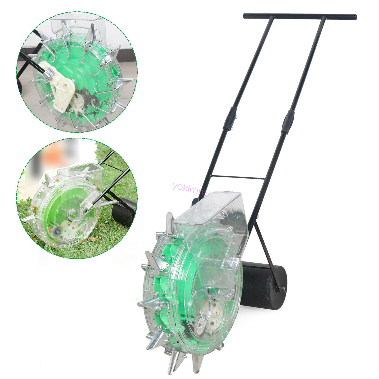 Manual Seeder Handheld Seeding Machine Peanut Corn Bean Planter Seed Spreader US