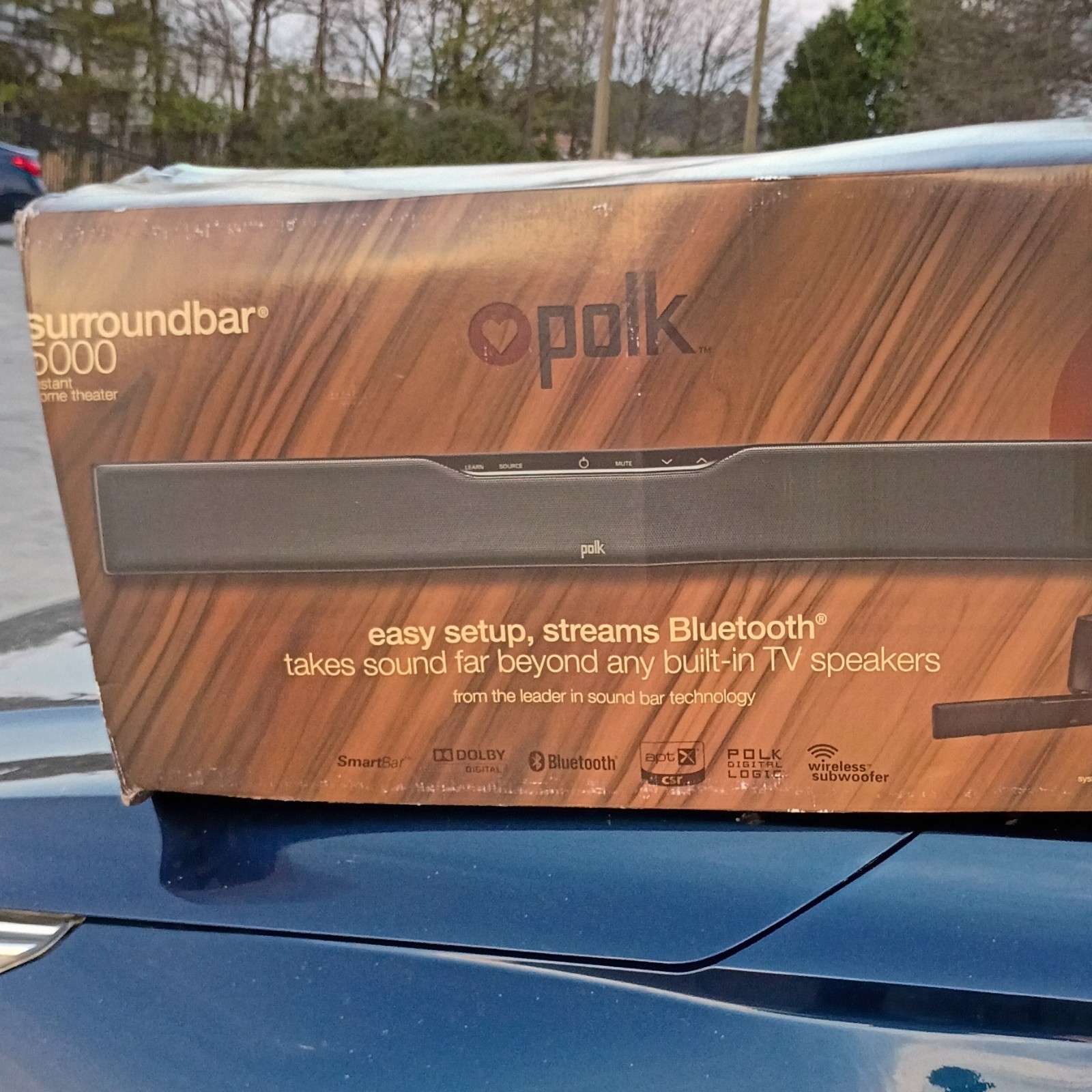 Polk SurroundBar 5000 Bluetooth Soundbar Wireless Subwoofer Dolby Xbox 360