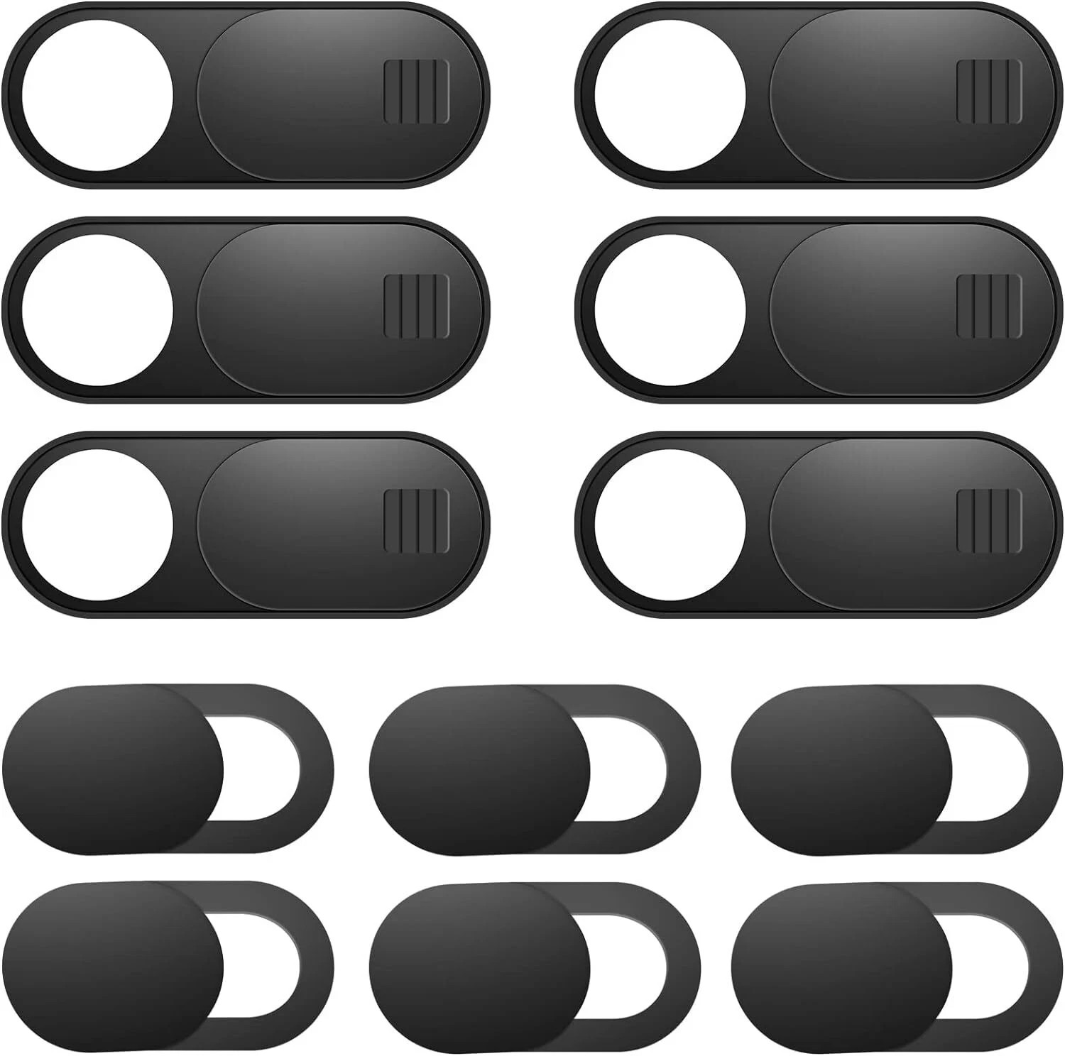12 Pack Laptop Webcam Cover Slide for MacBook Laptop iMac PC Cell Phone