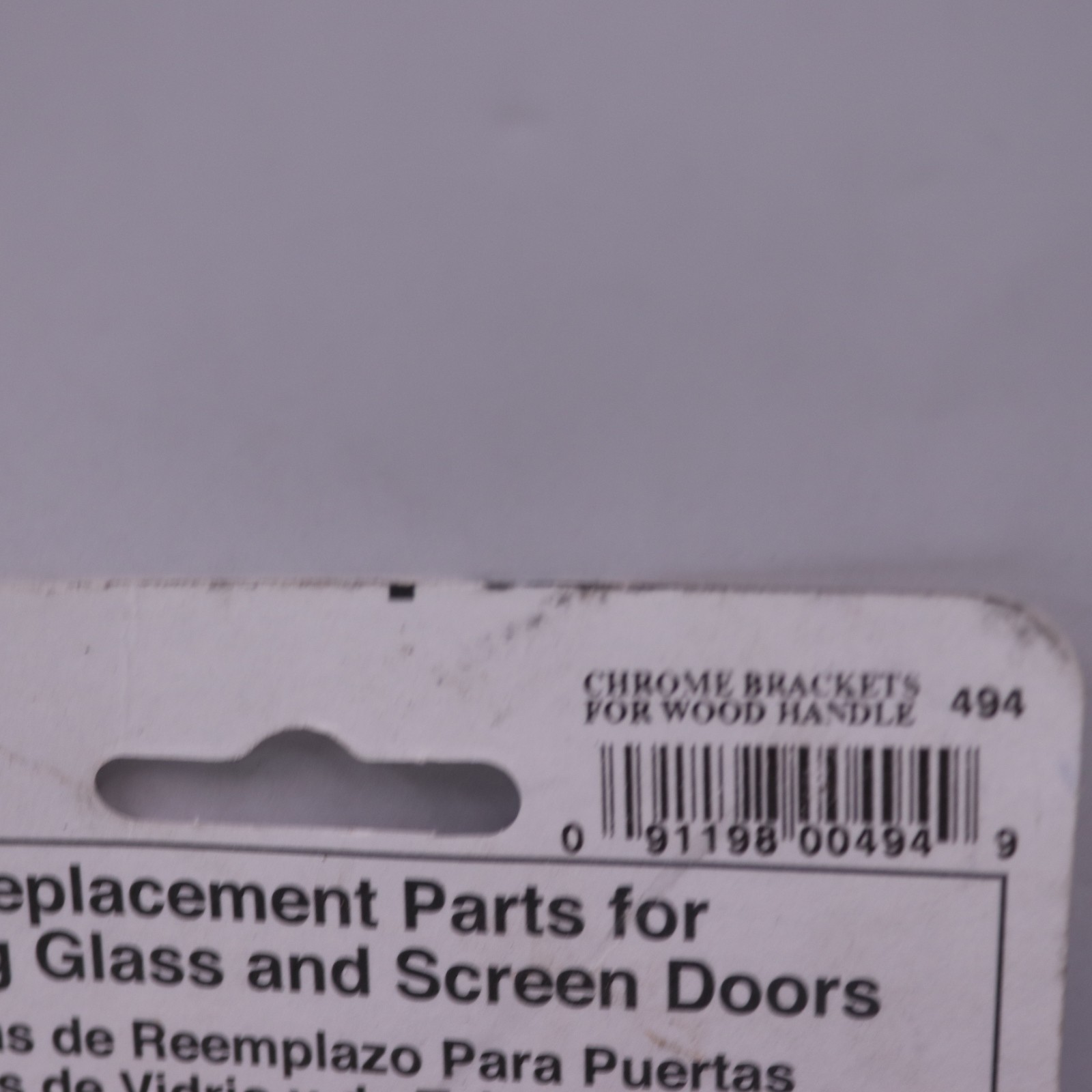 (2-Pk) Barton Kramer Wood Bracket Chrome 494