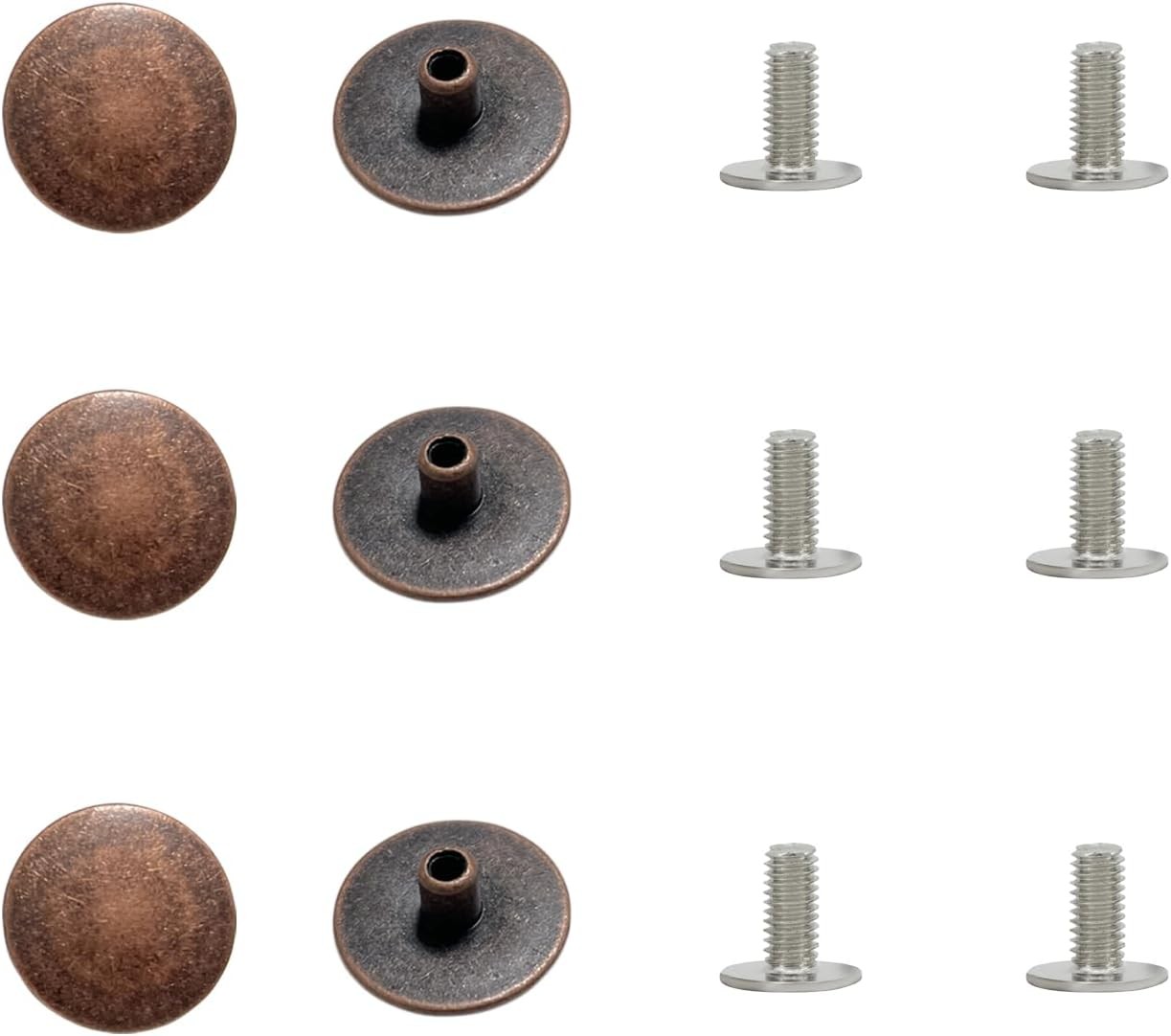 6 Pack Replacement Rivets for Birkenstock Clogs Button for Boston Clog Rivet Foo