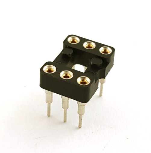 WFC-3M MILL-MAX 6 PIN MACHINE IC SOCKETS (67/PK)