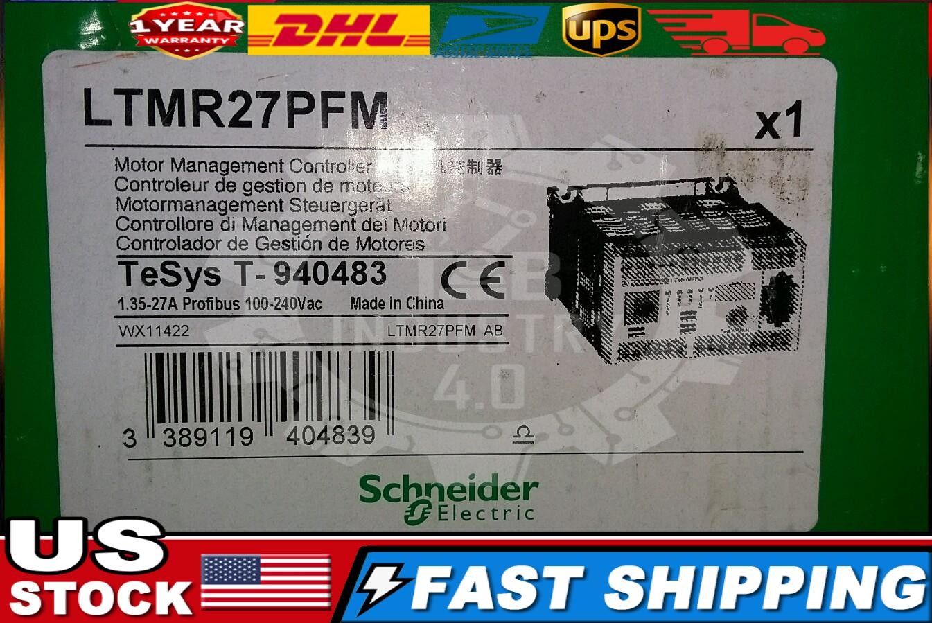 LTMR27PFM Telemecanique 100-240VAC Motor Controller Profibus