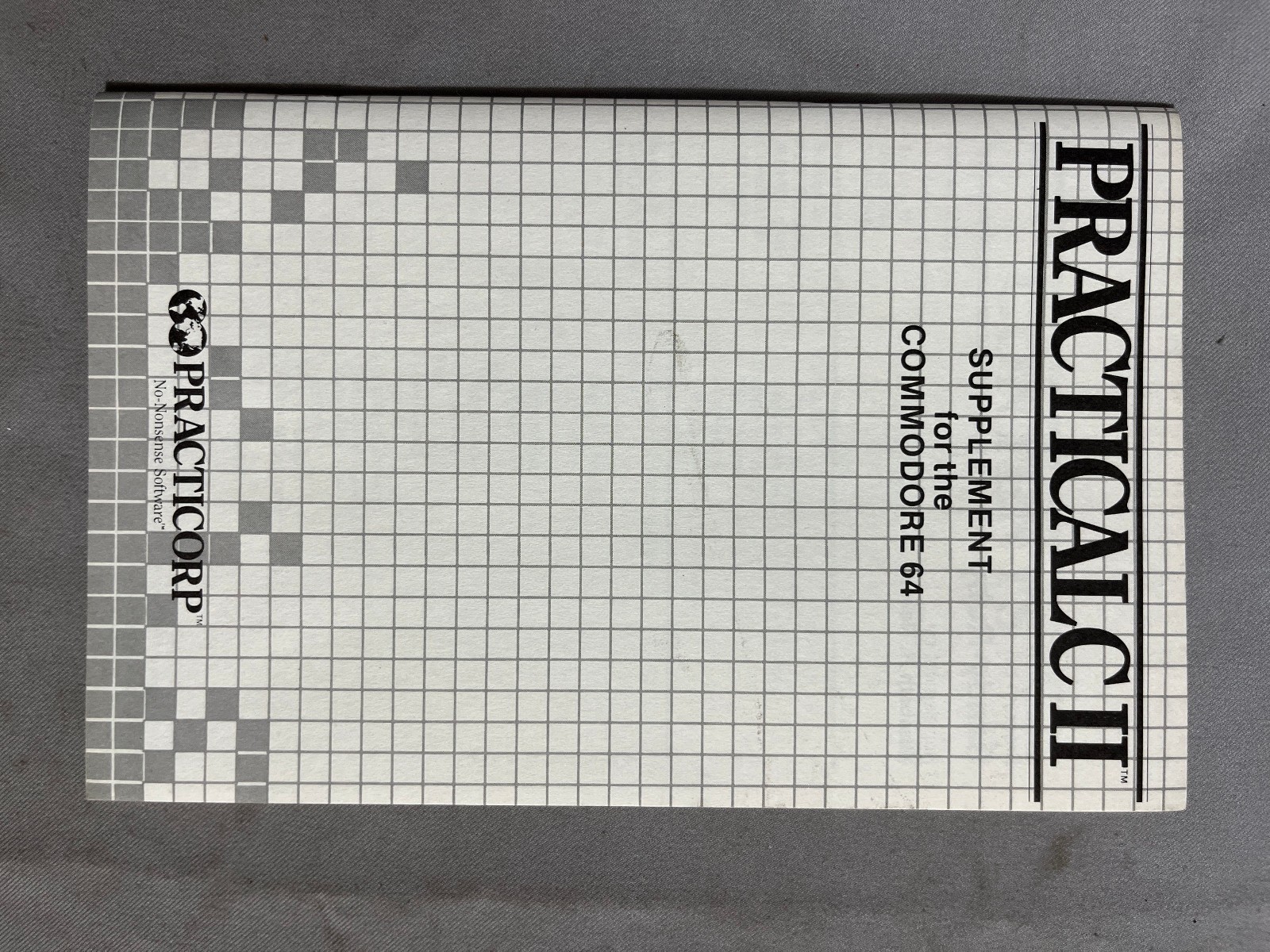 Vintage PRACTICALC II Practicorp Spreadsheet S. Ruby Commodore 64 Disk Box 1984