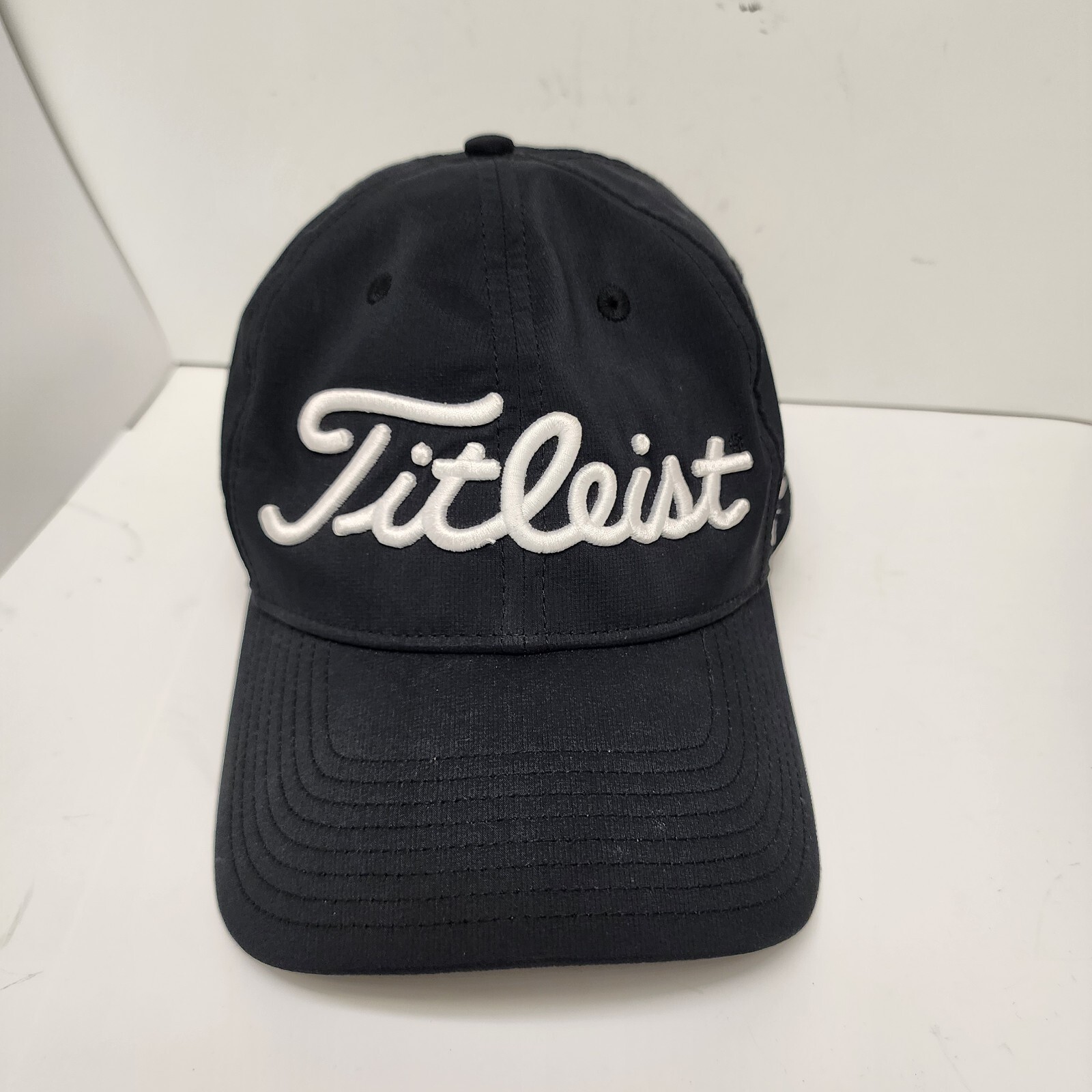 Titleist FootJoy FJ Pro V1 Ball Cap Hat - Black Adjust Strap Back