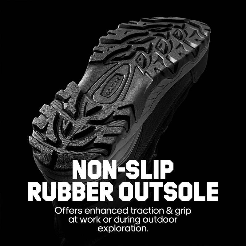 Men Steel Toe Safety Industrial Boots Waterproof Work Boots Wide Size