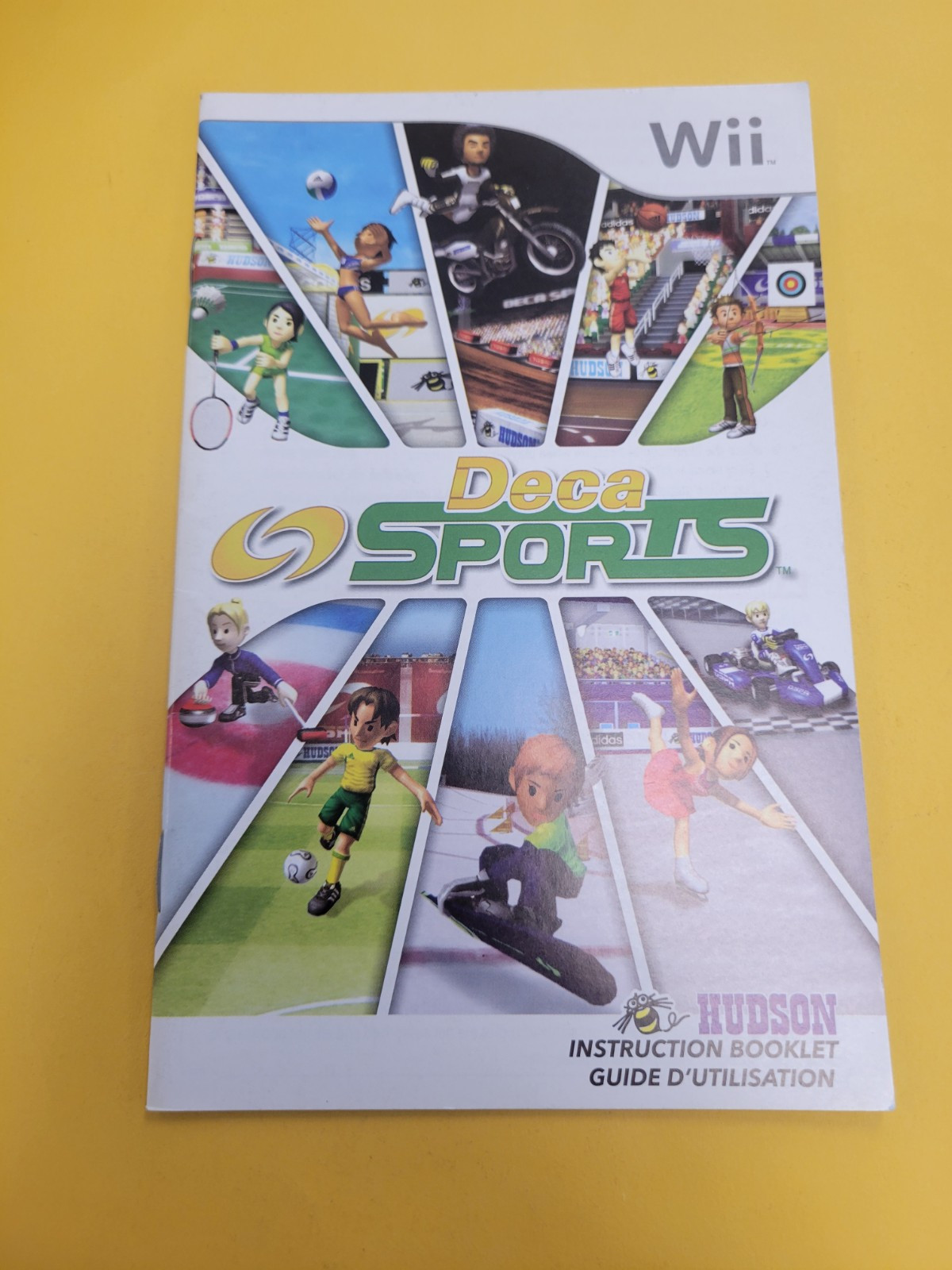 Manual Only! Deca Sports Nintendo Wii Original - Instruction Booklet Only