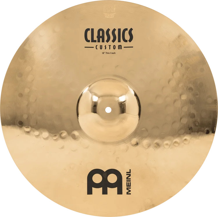Meinl Cymbals Classics Custom Brilliant Thin Crash - 18-inch