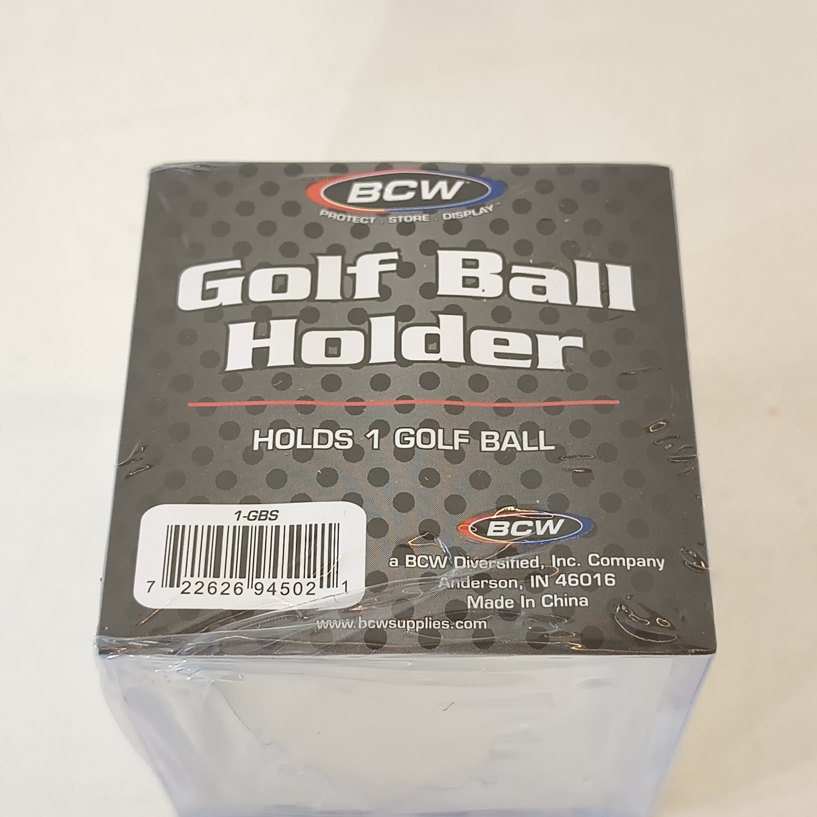 Golf Ball Display Plastic Clear Case Cube Square Stackable Holder Autograph BCW