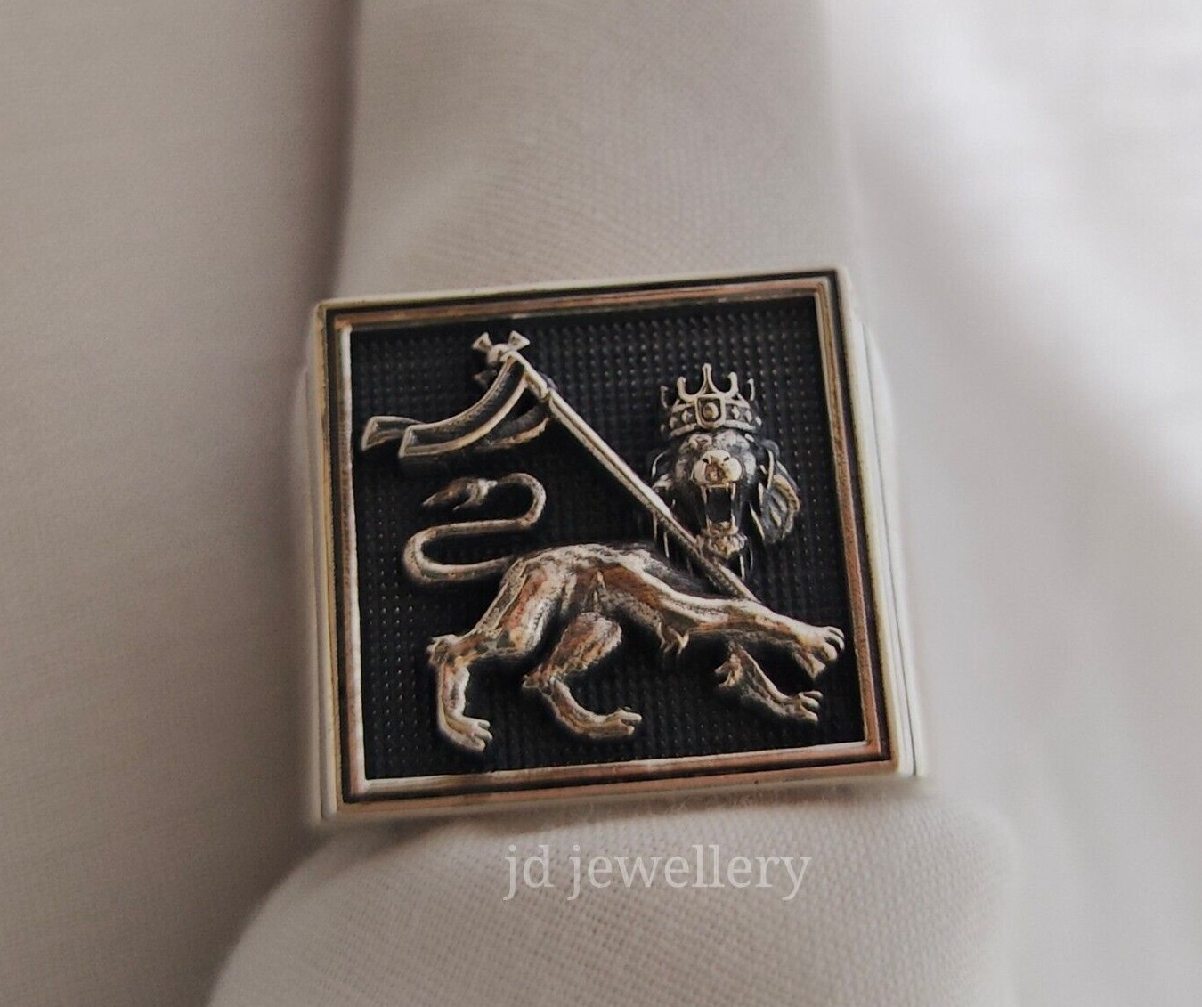 925 Lion of judah ring,Lion Knight Ring,Lion Of Judah Jewish Tribe Handmade Ring