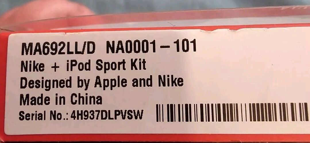 Nike + iPod Sport Kit Running Shoe Sync Sensor Wireless Connection Apple New