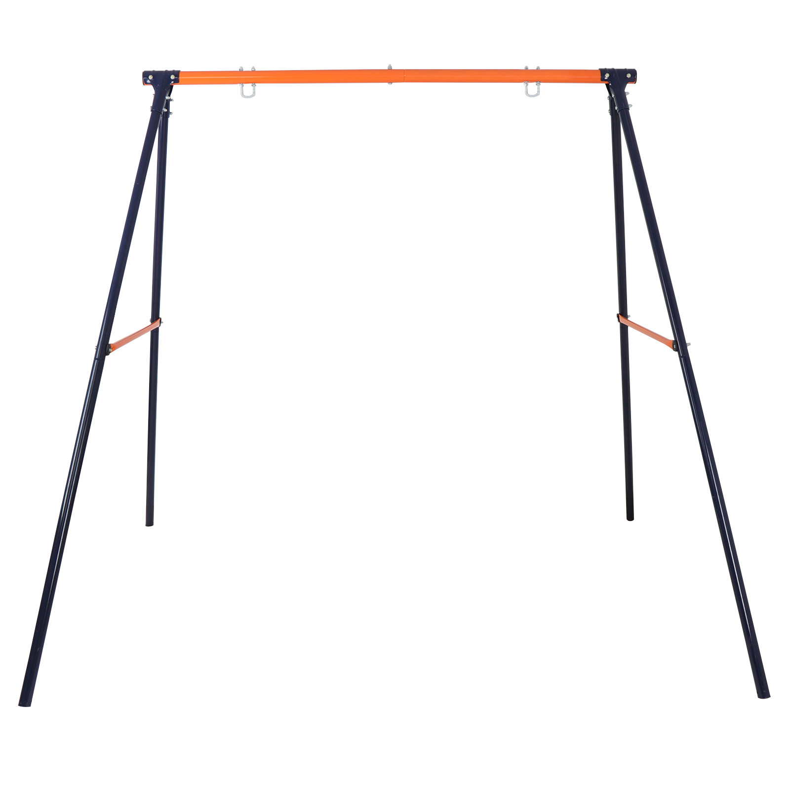 Steel Swing Set Frame Stand Weatherproof Powder-Coated MAX 220 LBs Kids
