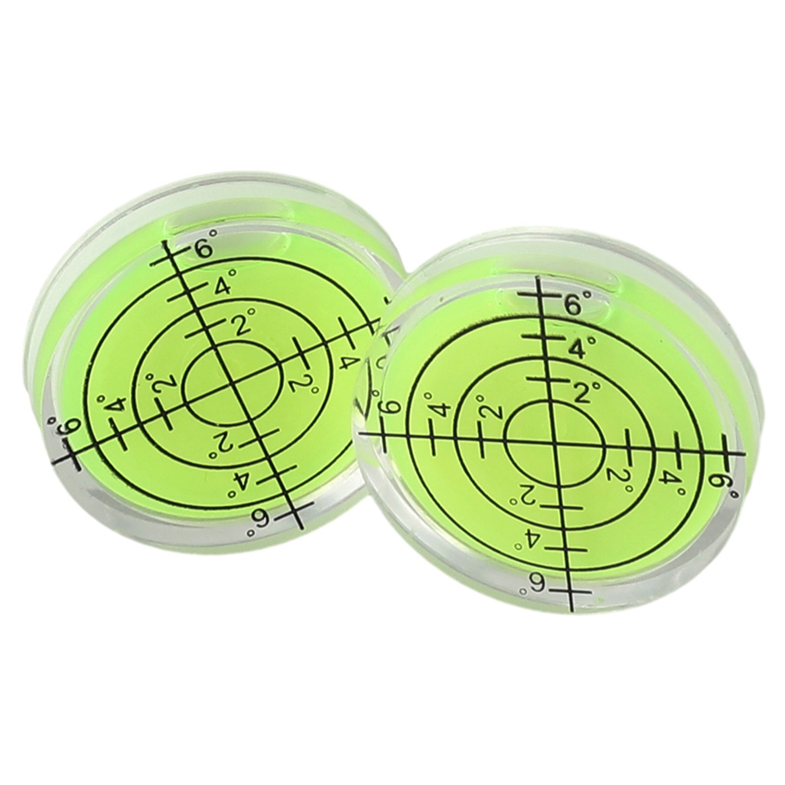 2 Pcs Wear Resistant Degree Mark Bubble Level 32 * 7mm Precision Bubble Level