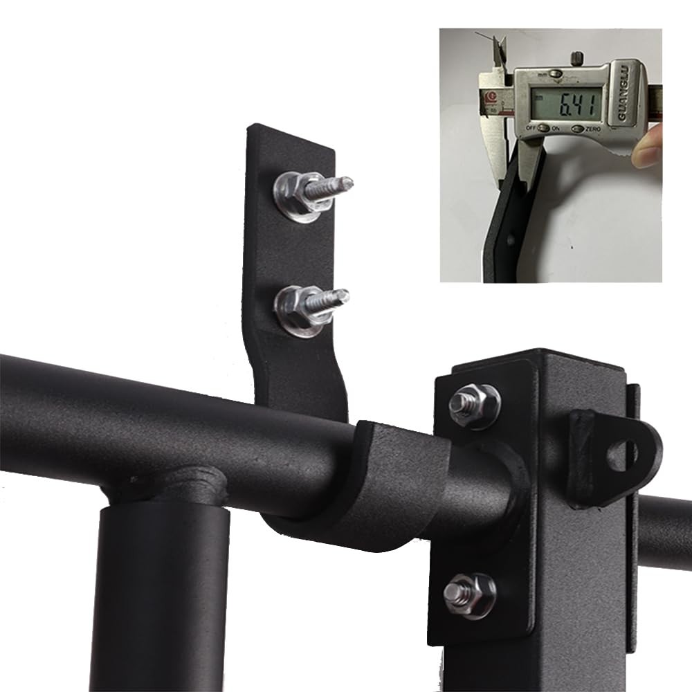 Cometofit Wall Mount Hooks, Multifunctional Wall Mounted Pull Up Bar Four Hoo...