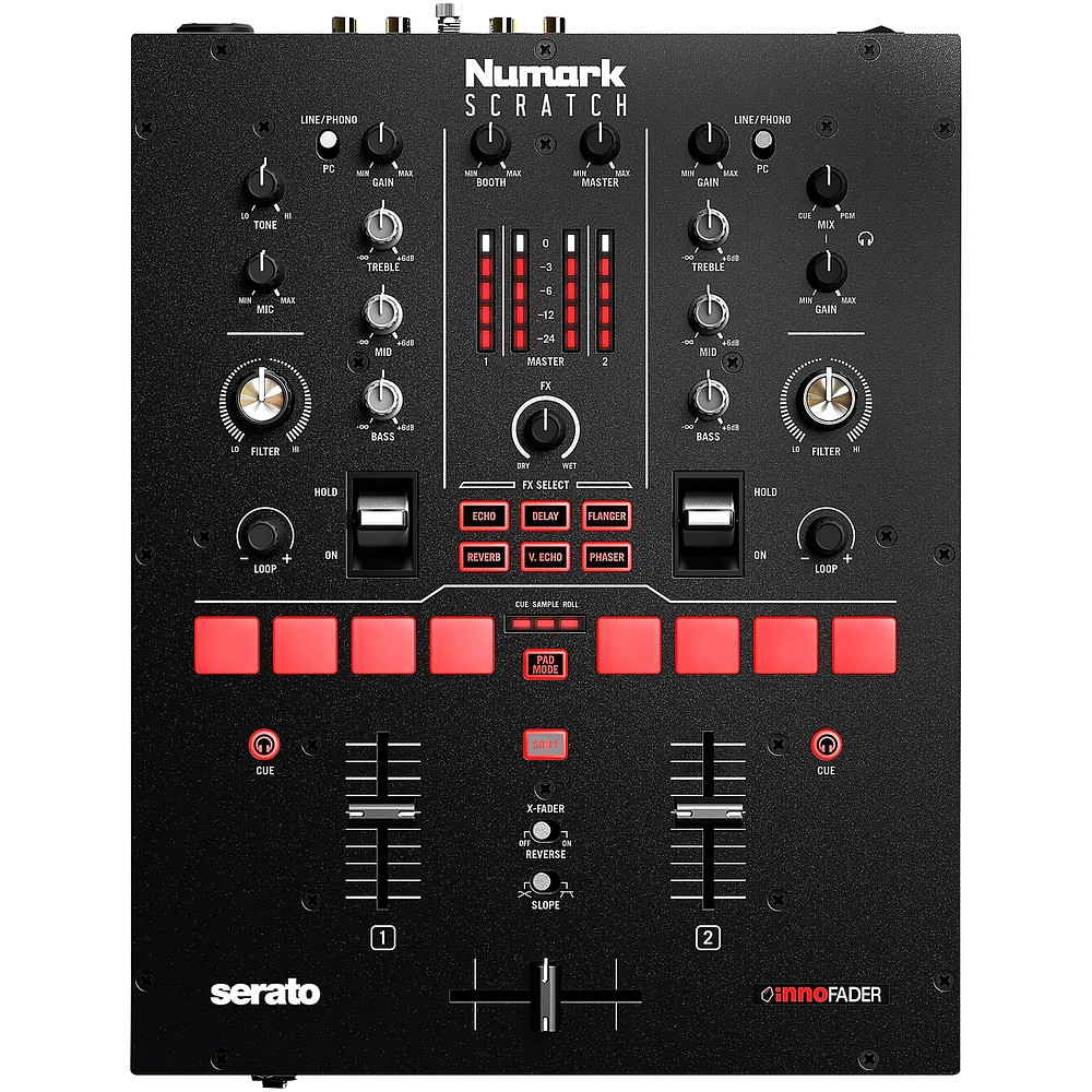 Numark Scratch 2Channel DJ Mixer for Serato DJ Pro