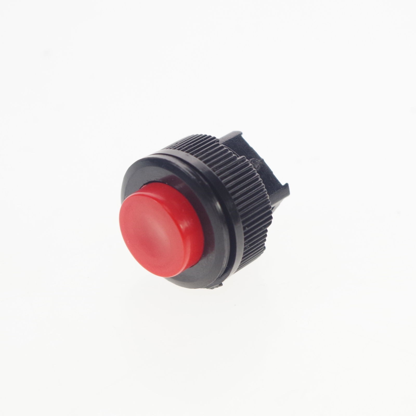 (2) Red 2 Pin Hole 16mm SPST OFF-(ON) 1A 125VAC NO Maintained Push Button Switch