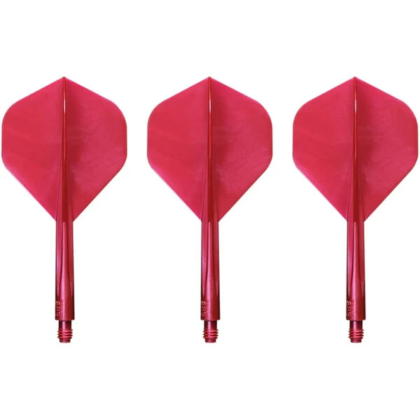 CONDOR AXE RED METALLIC DART SHAFT/FLIGHT STANDARD FLIGHT MEDIUM SHAFT