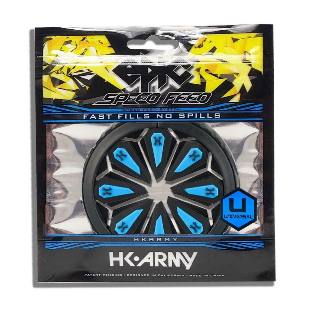 HK Army Speed Electronic Paintball Loader with Epic Speed Feed - Sapphire