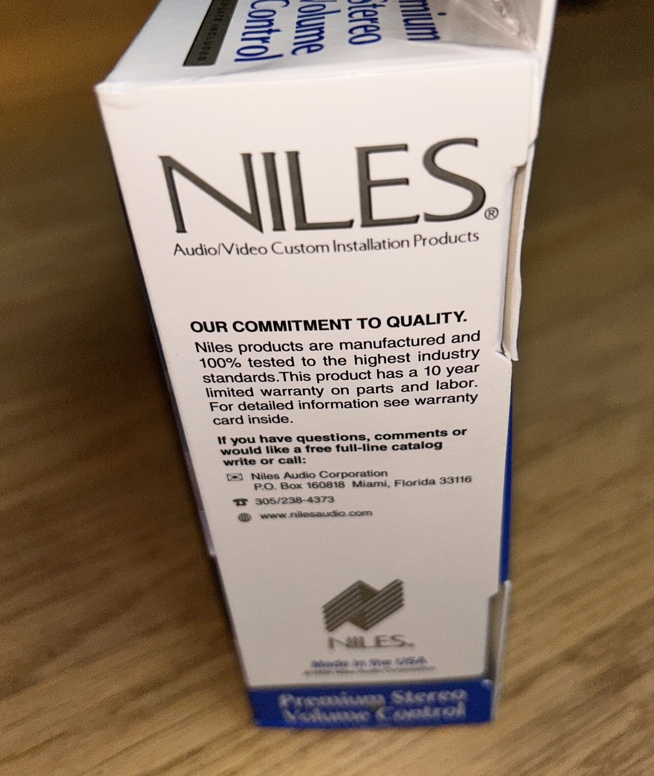 New in Box - NILES VCS-2D PREMIUM STEREO VOLUME CONTROL - Black