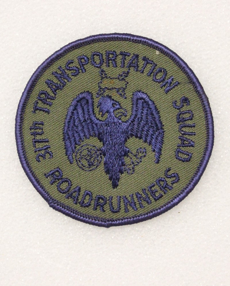 USAF Air Force Patch 4349: 317th Transportation Squadron - subdued