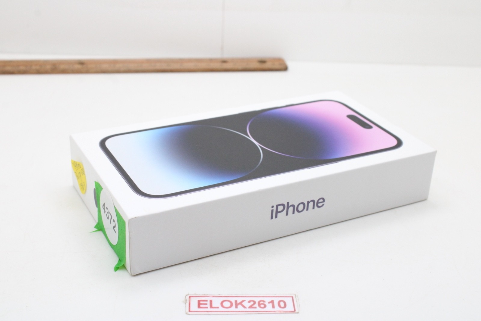 Apple iPhone 14 Pro Series Box with Cord for Purple Phone