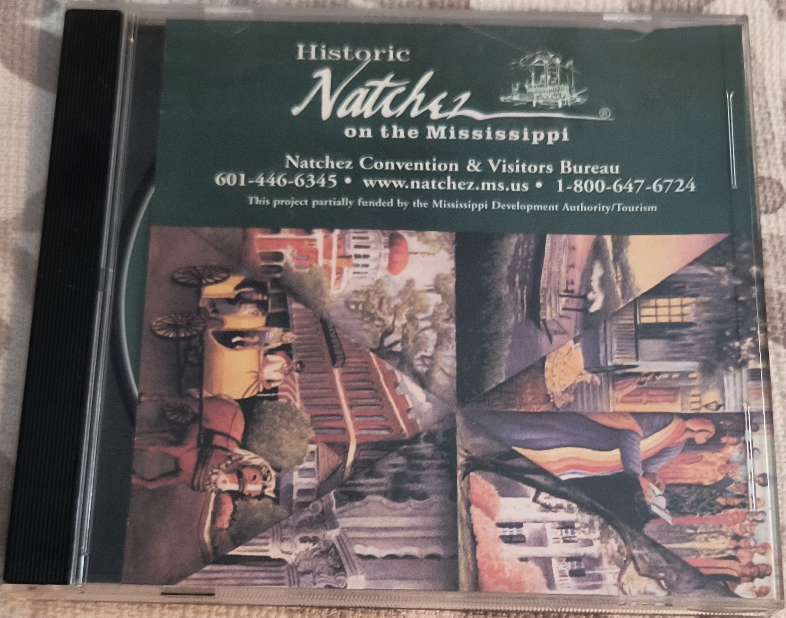 Natchez Convention & Visitors Bureau Historic Natchez on Mississippi CD Mac/PC