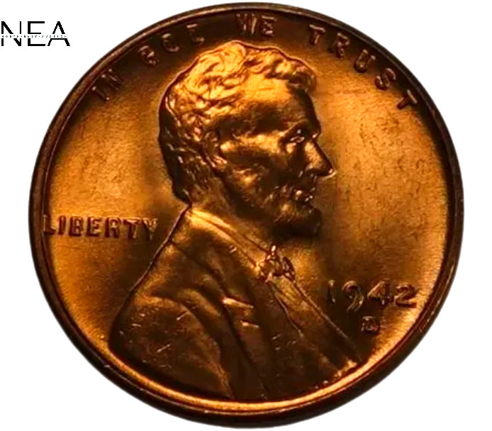 1942-D Lincoln Wheat Penny Cent ~ Gem BU (red) ~ Fresh OBW Coin!