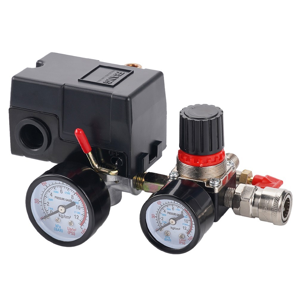 Air Compressor Pressure Switch 90–120PSI Controller for Fast Pressure Reduction