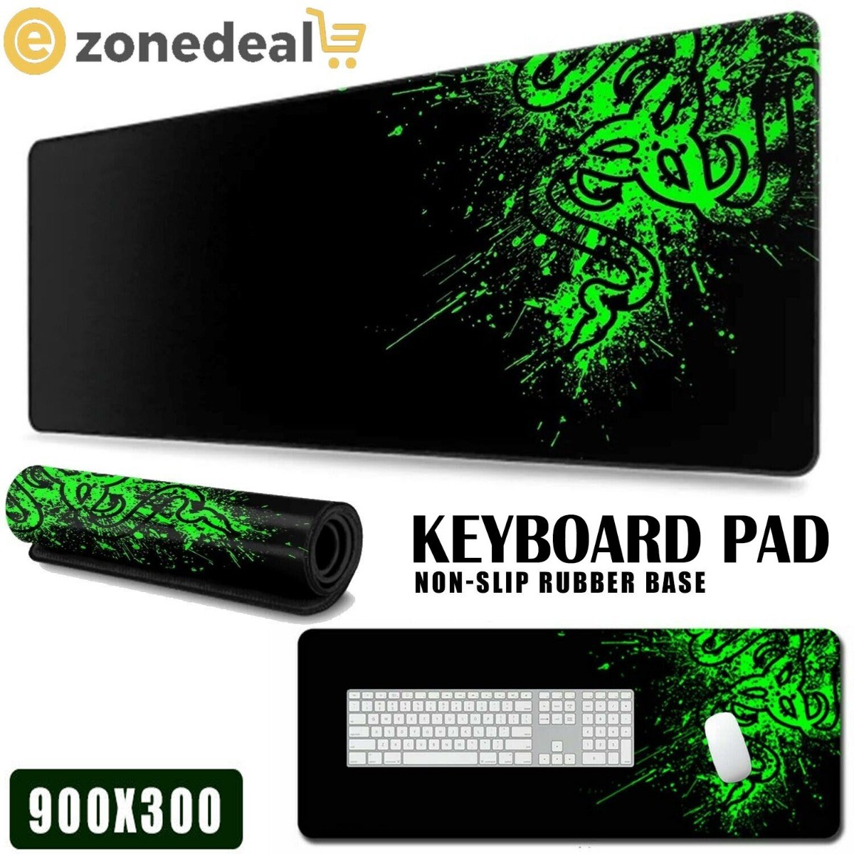 Gaming Keyboard Pad-Green