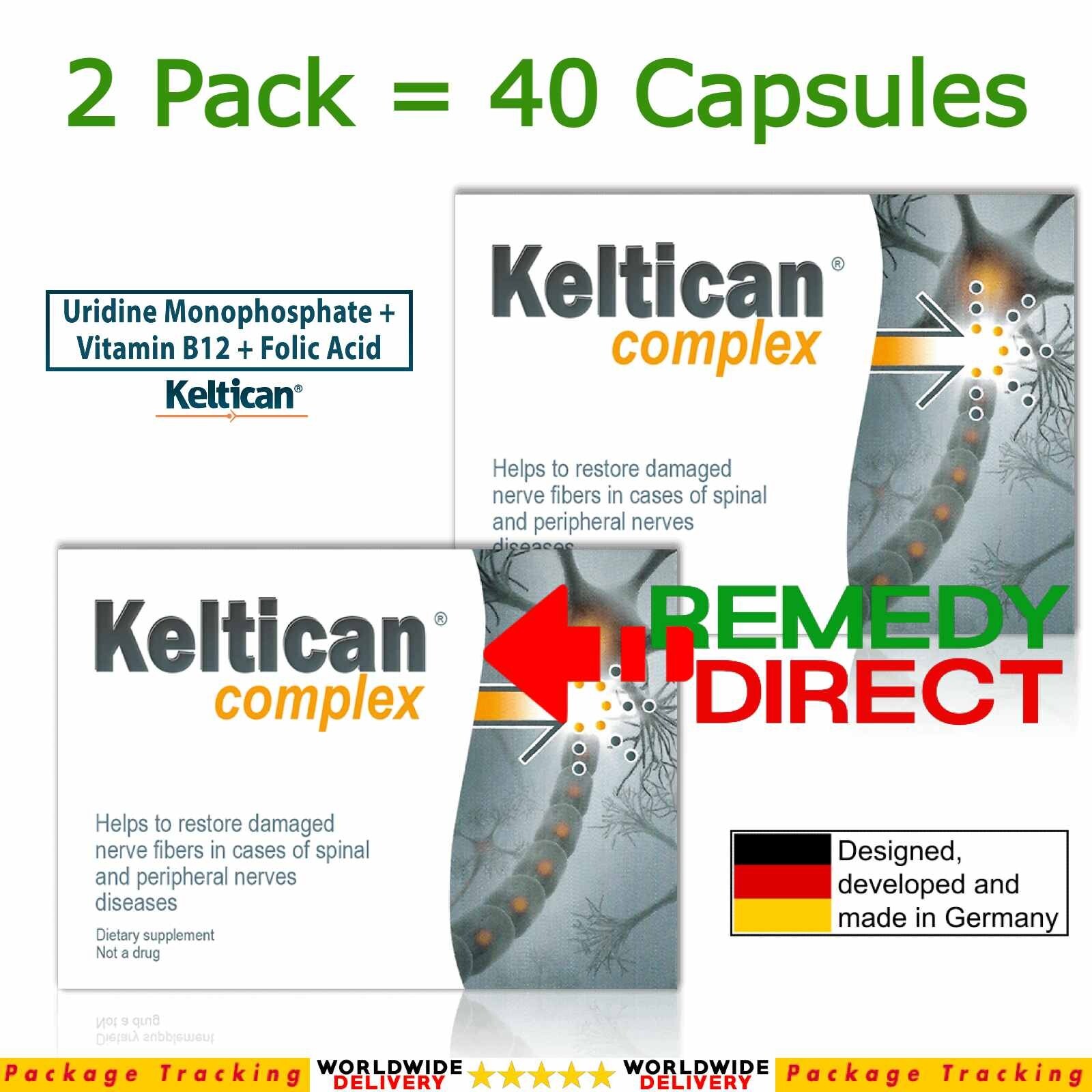 Keltican Forte Complex 40 capsules  Supplement Damaged Nervous System Therapy