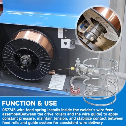 057745 Compression Spring Wire Compatible with Millermatic 300, 250, 200, 185,