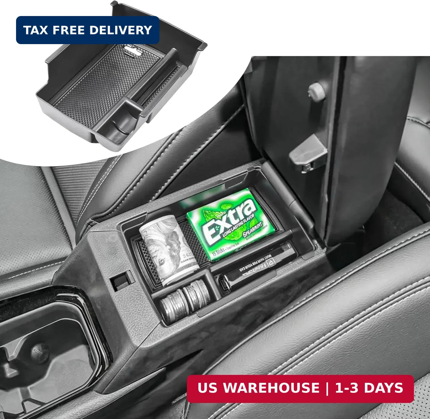 Center Console Organizer Tray Compatible with Jeep Compass 2022 2023 202